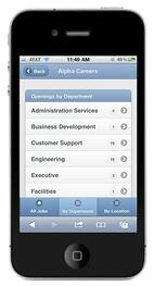 hrm mobile career site