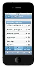 hrm mobile career site