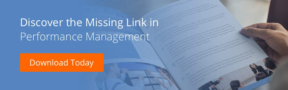 Missing Link in Performance Management Employee Experience CTA
