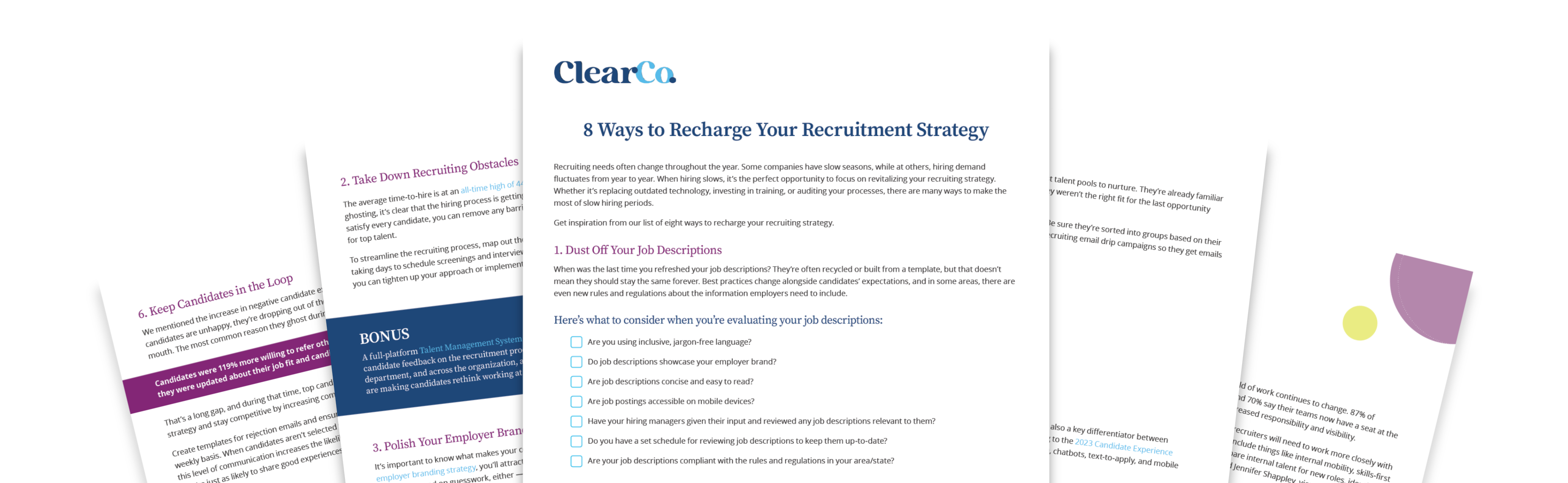 8 ways to recharge your recruitment strategy mockup