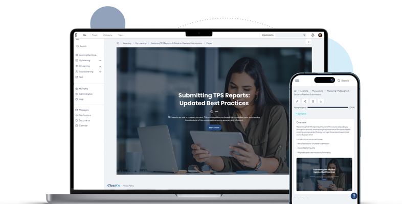 AI Course Builder CTA Mockup